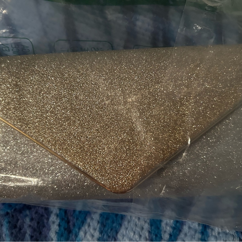Elegant Gold Clutch Bag NEW IN BAG
